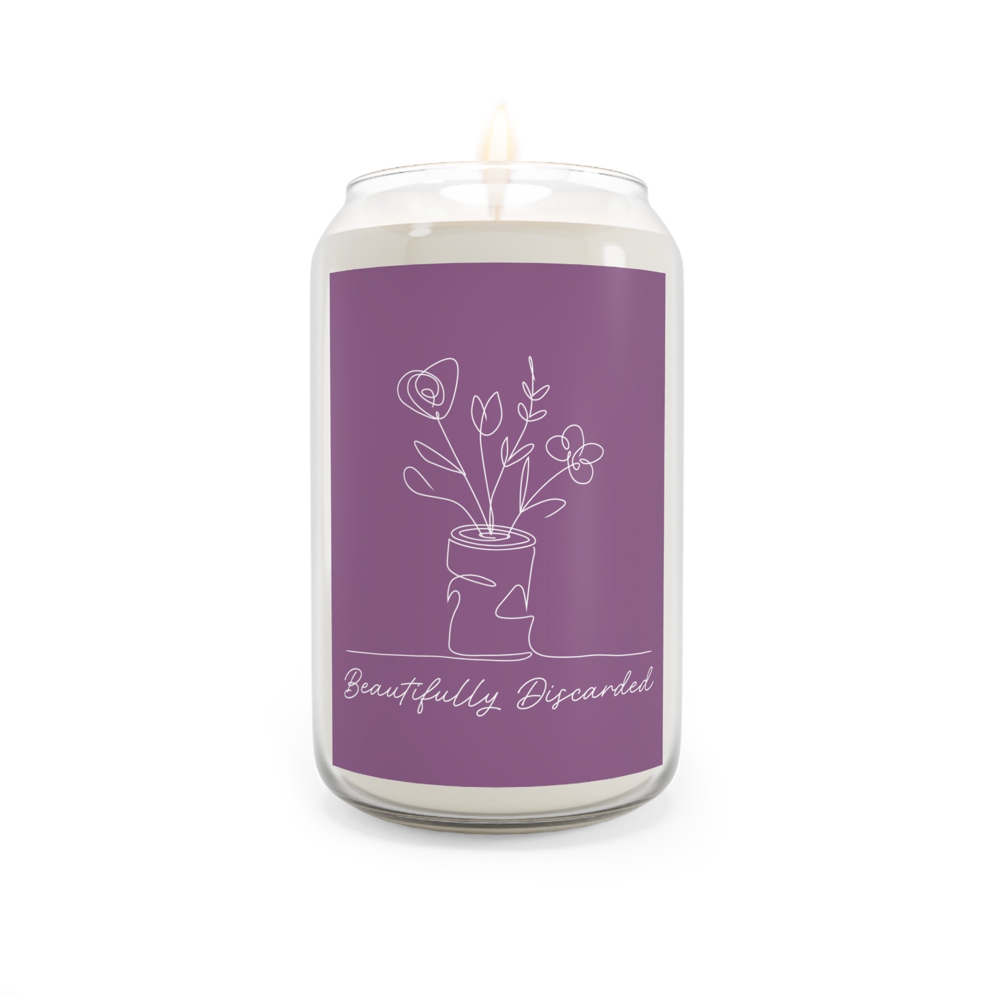 Soy Candle — "Beautifully Discarded" Scented Candle (13.75 oz)