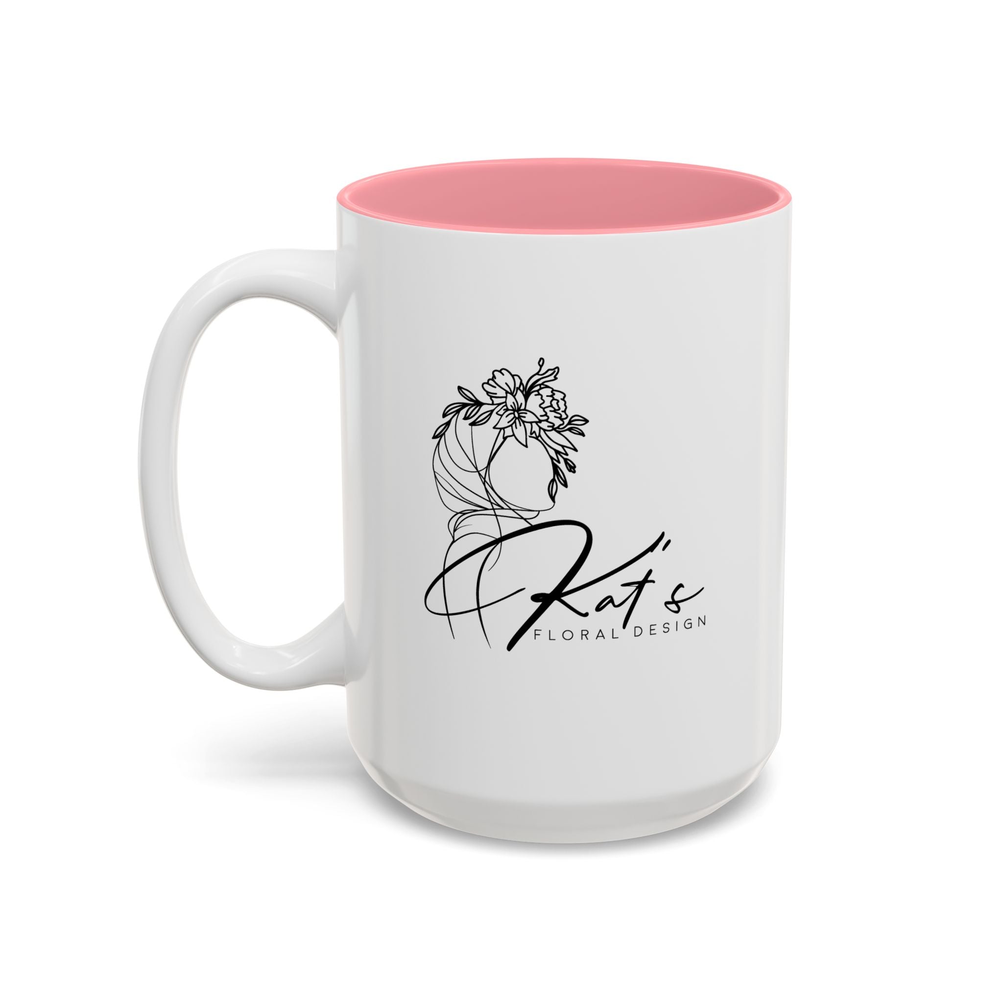 Pretty Is Hard Work - Two-Tone Accent Mug (11oz, 15oz)