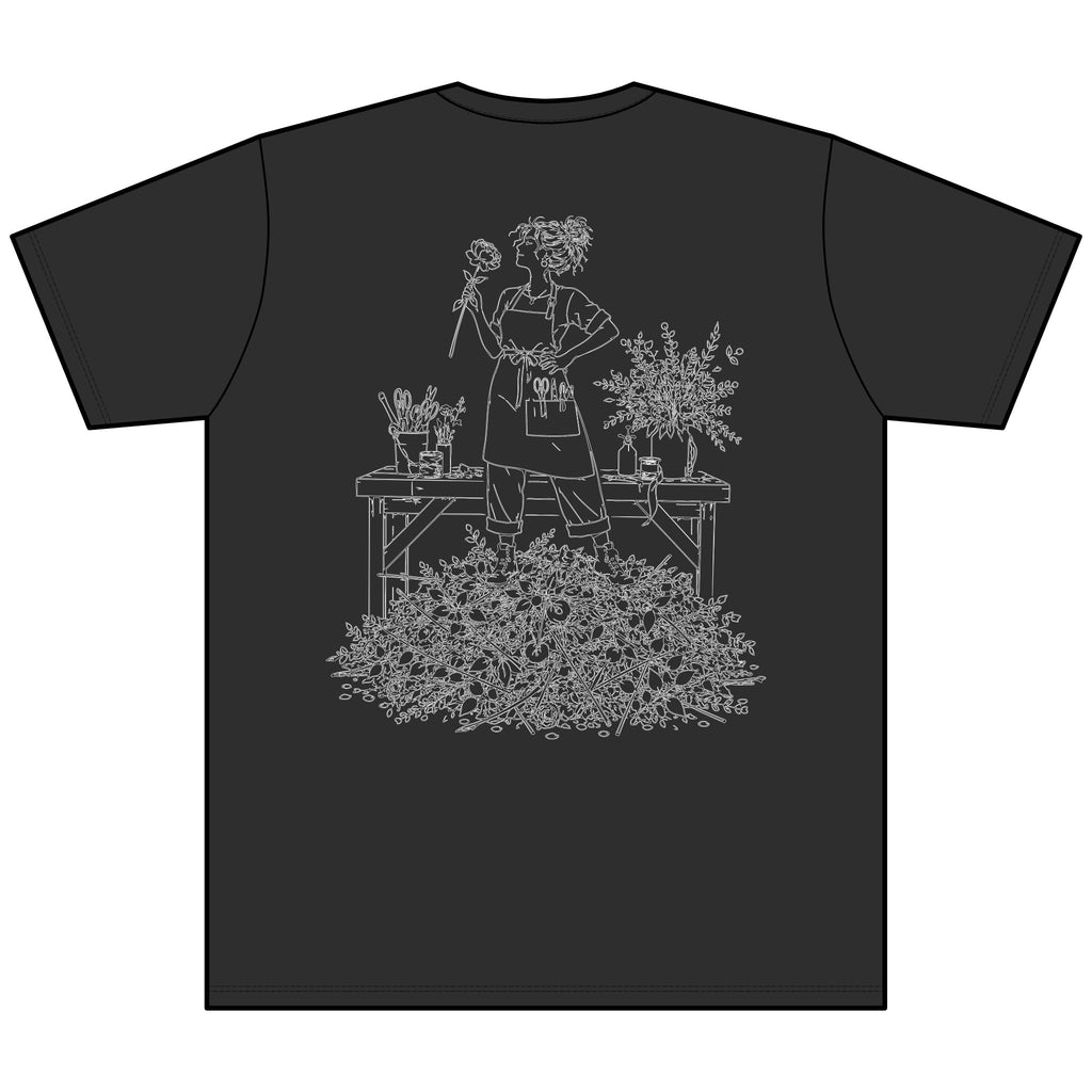 Creative Disaster (Kat's Florals) - Unisex Heather CVC V-Neck Tee