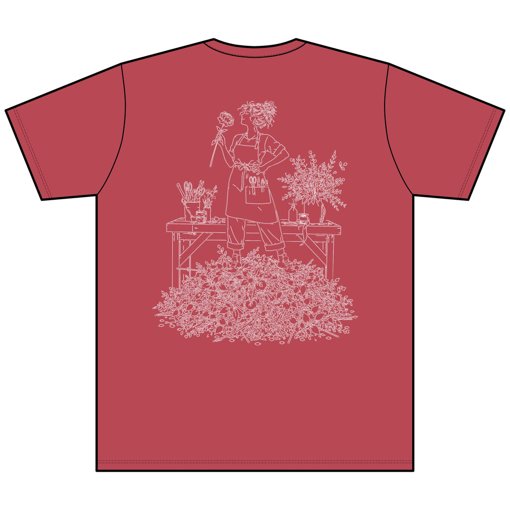 Creative Disaster (Kat's Florals) - Unisex Heather CVC V-Neck Tee