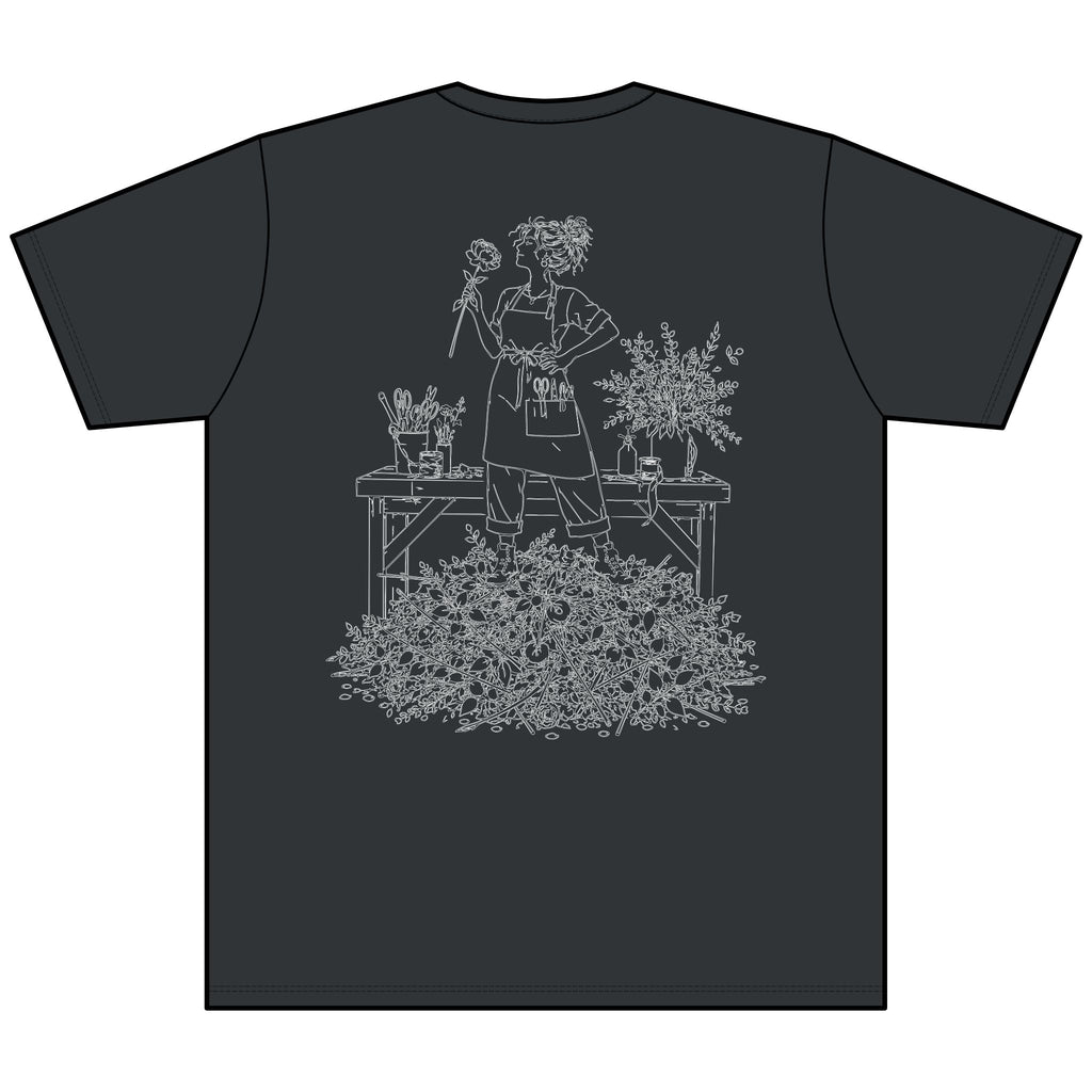 Creative Disaster (Kat's Florals) - Unisex Heather CVC V-Neck Tee