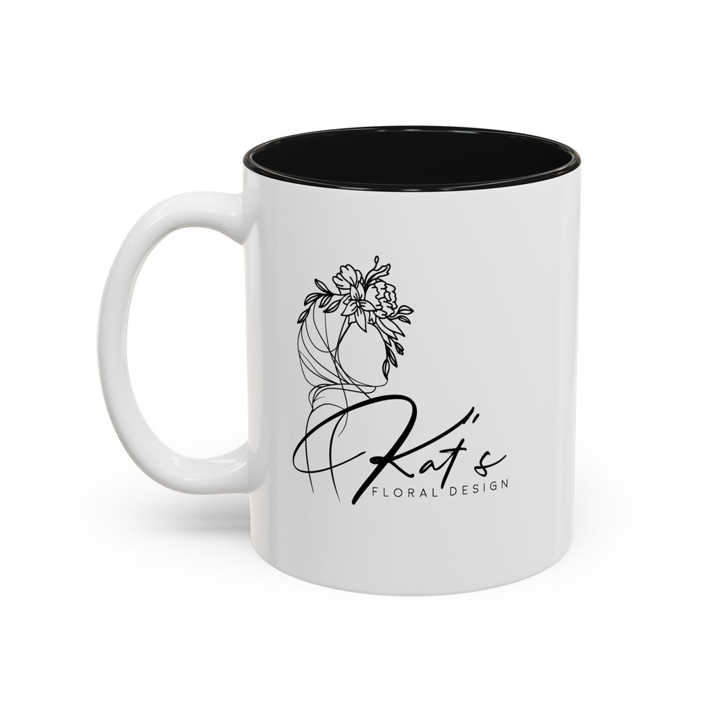 Pretty Is Hard Work - Two-Tone Accent Mug (11oz, 15oz)