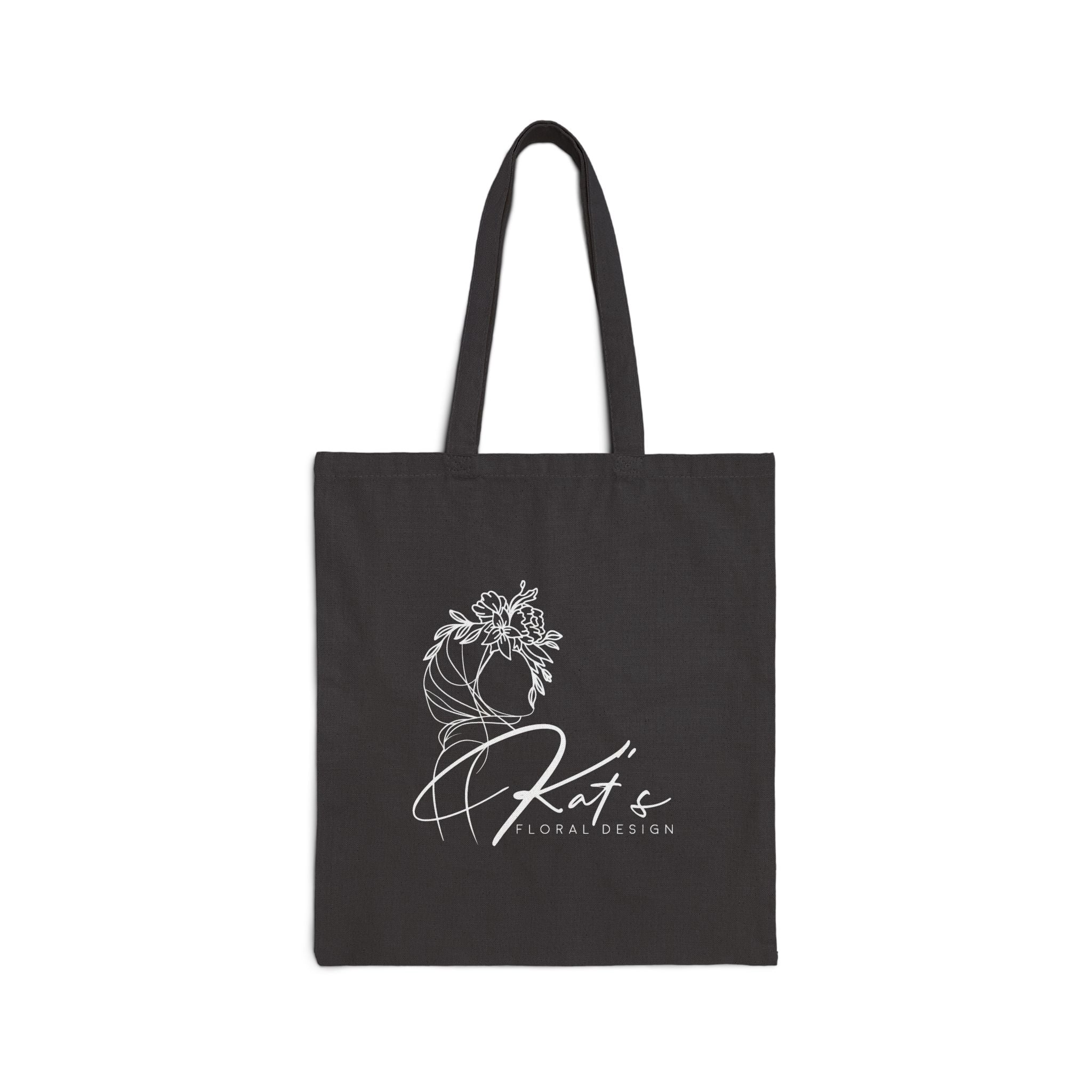 "Bitches Love Peonies" Floral Canvas Tote