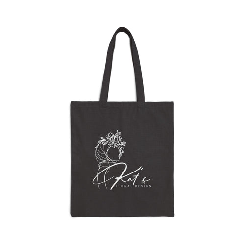 "Bitches Love Peonies" Floral Canvas Tote