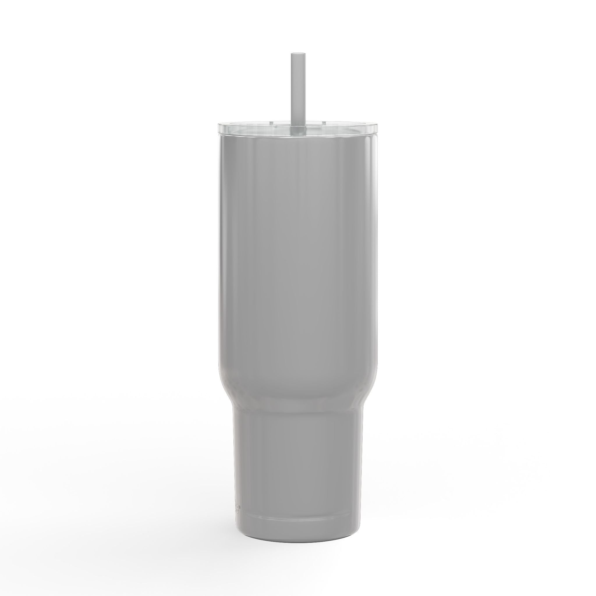 Engraved 40oz Insulated Tumbler — 'Beautifully Broken' Floral Design, Travel Mug with Lid & Straw