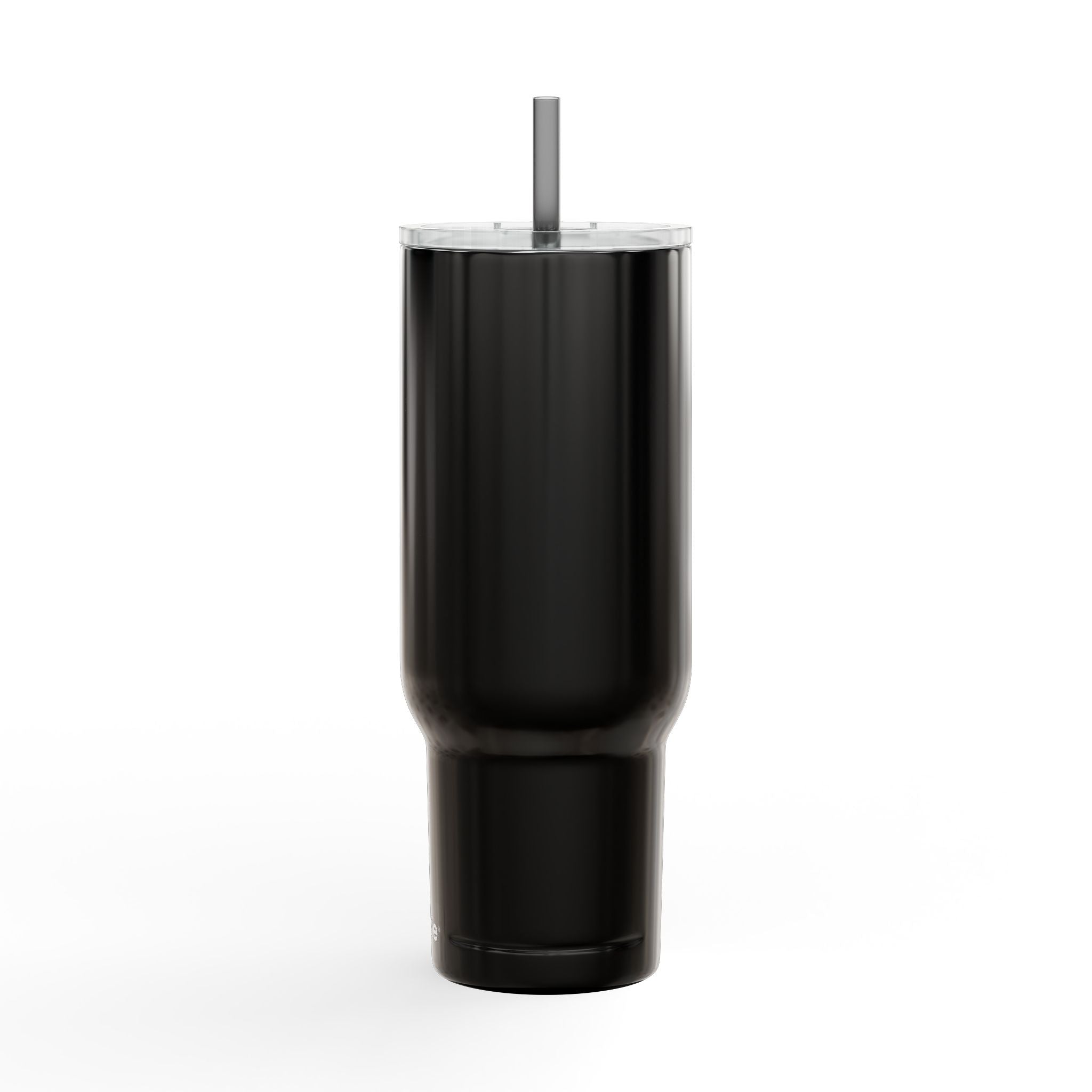 Engraved 40oz Insulated Tumbler — 'Beautifully Broken' Floral Design, Travel Mug with Lid & Straw