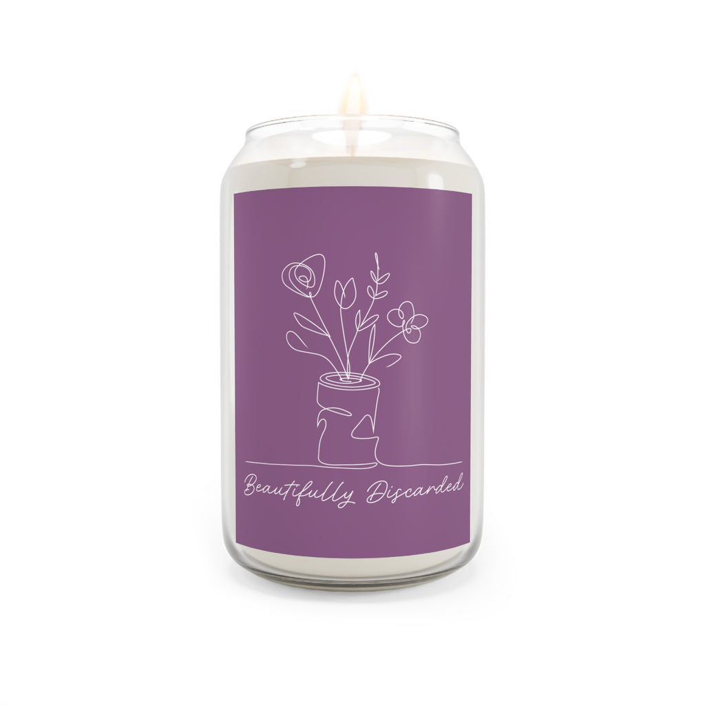 Soy Candle — "Beautifully Discarded" Scented Candle (13.75 oz)