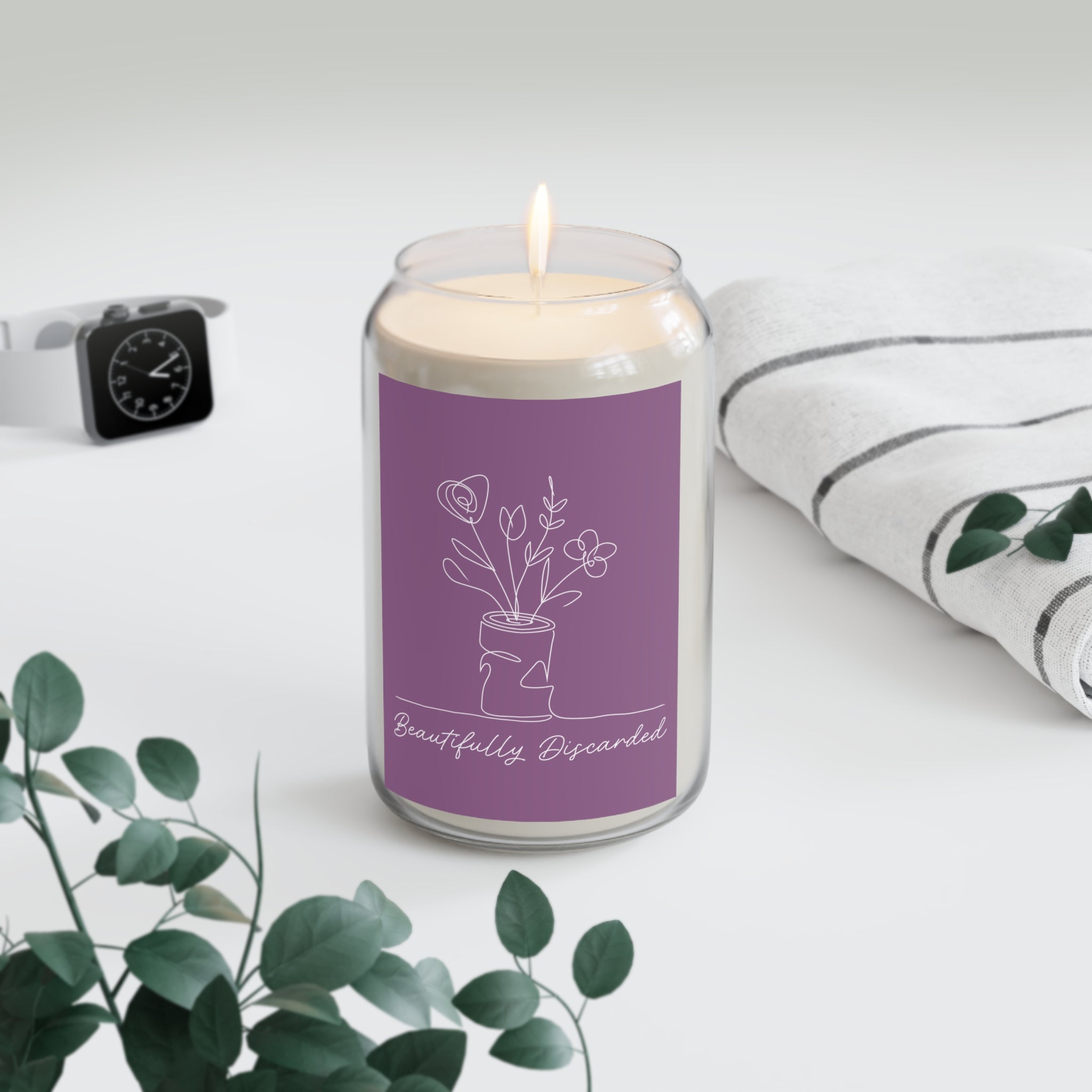 Soy Candle — "Beautifully Discarded" Scented Candle (13.75 oz)