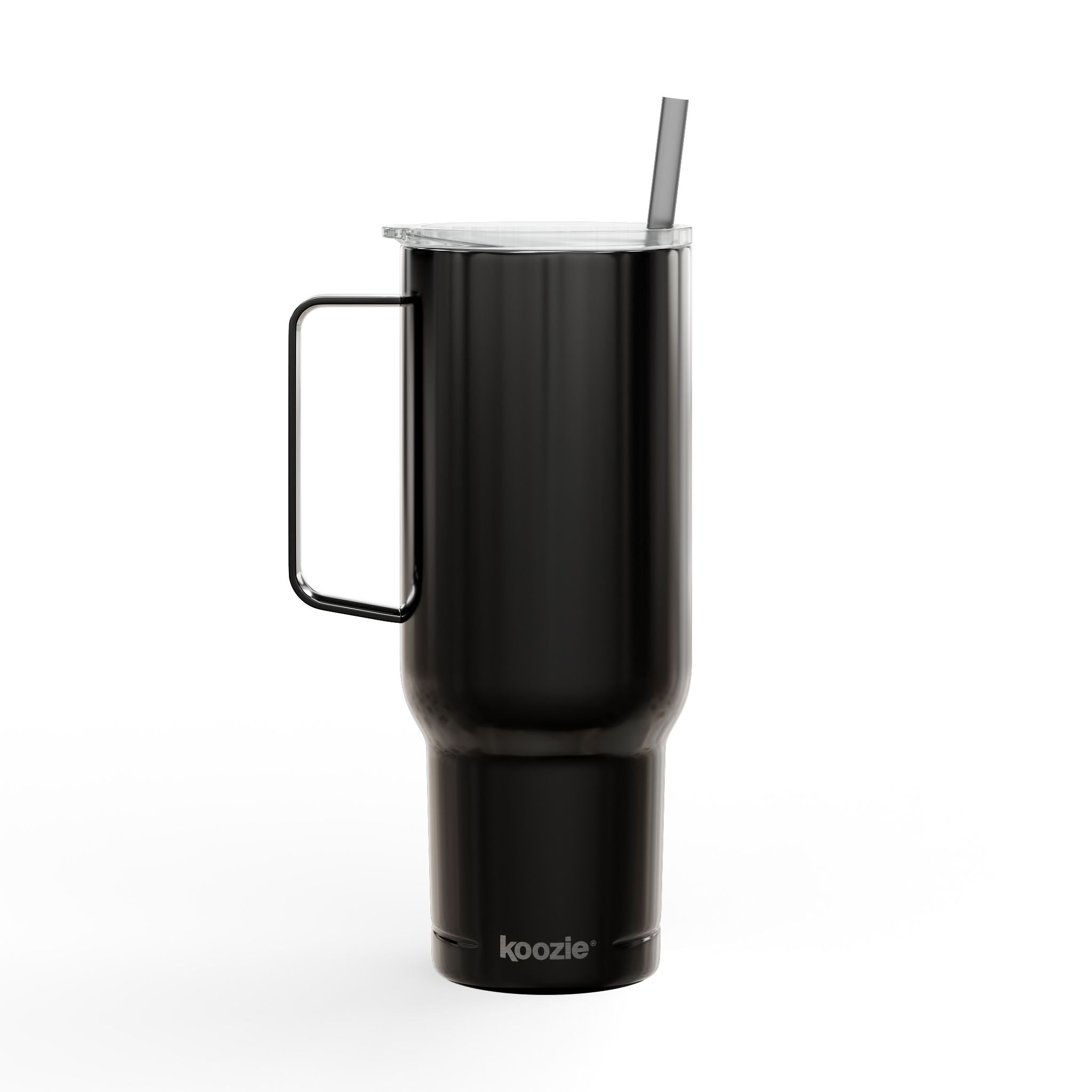 Engraved 40oz Insulated Tumbler — 'Beautifully Broken' Floral Design, Travel Mug with Lid & Straw
