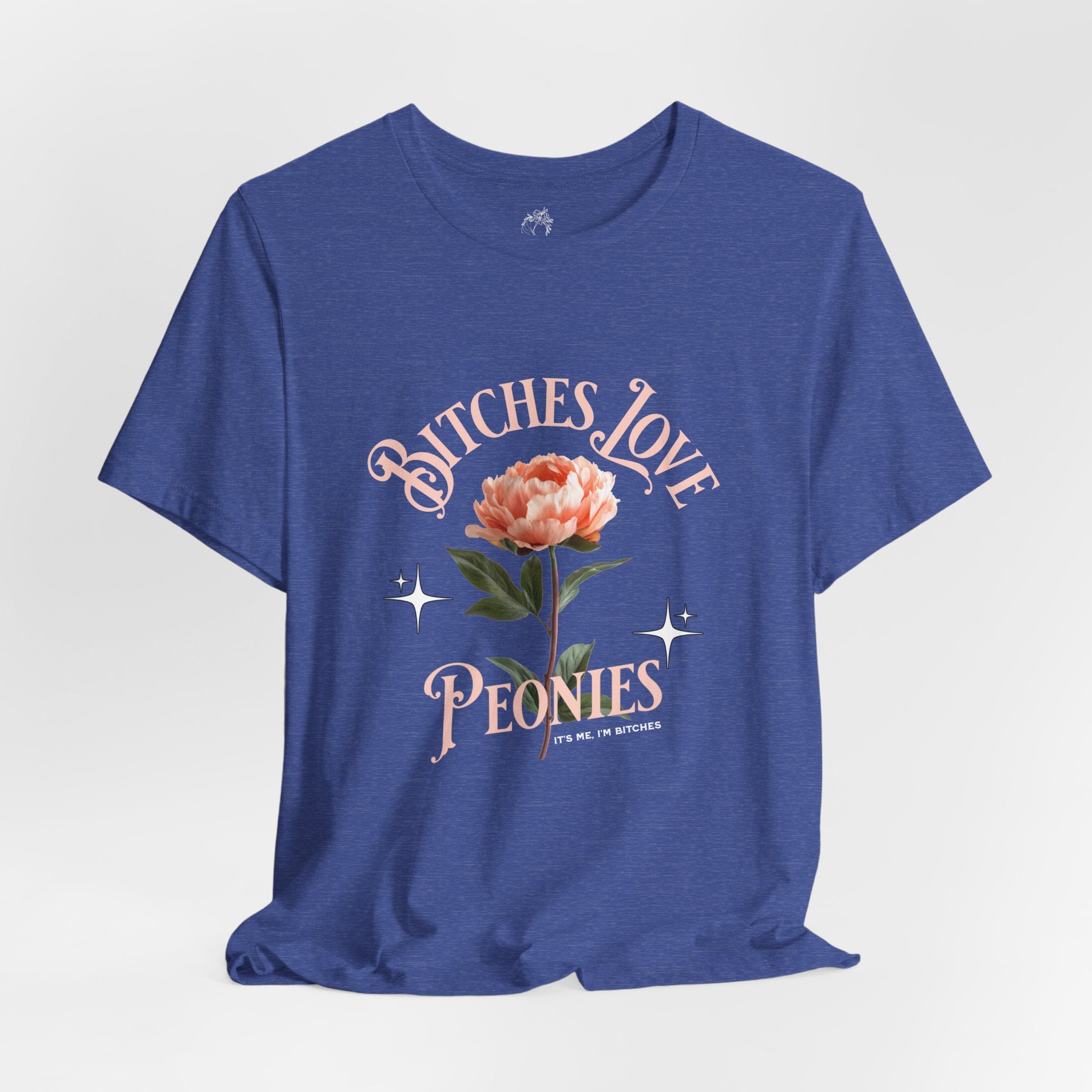 "Bitches Love Peonies" Floral Graphic T-Shirt