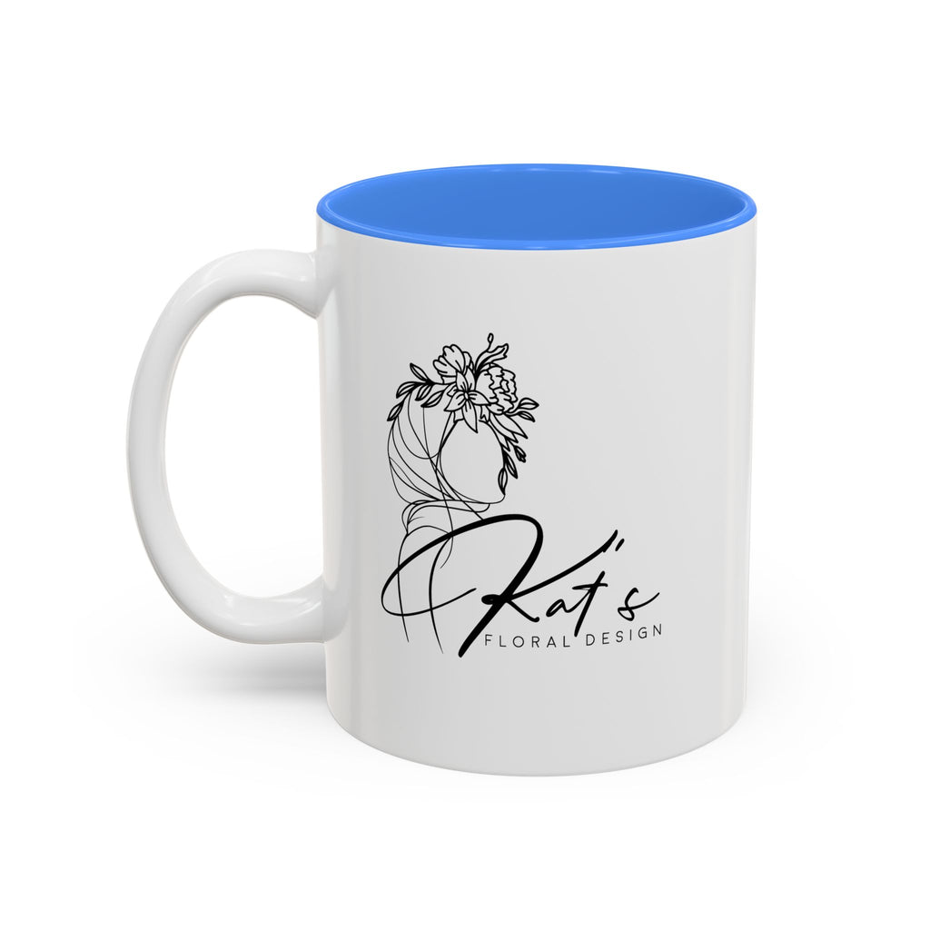 Pretty Is Hard Work - Two-Tone Accent Mug (11oz, 15oz)