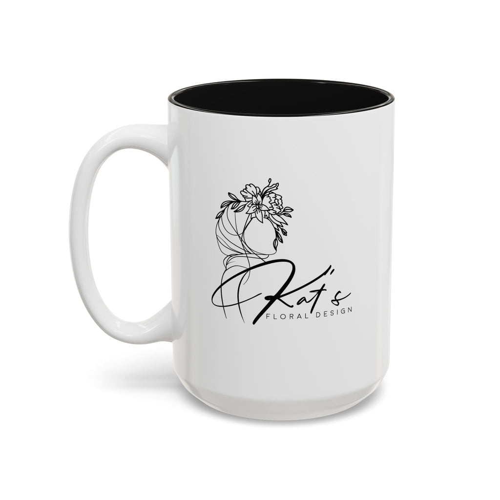 Pretty Is Hard Work - Two-Tone Accent Mug (11oz, 15oz)