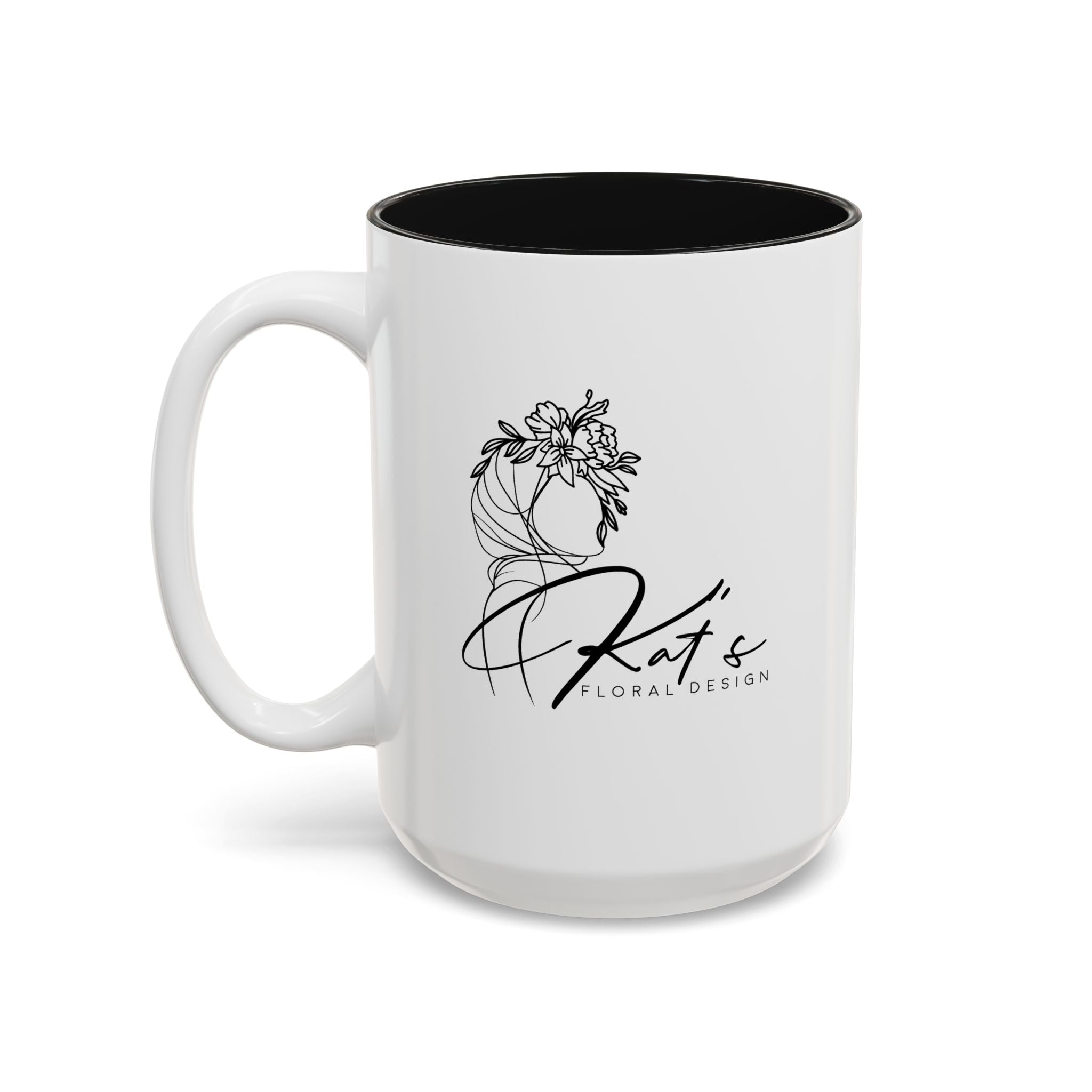 Pretty Is Hard Work - Two-Tone Accent Mug (11oz, 15oz)