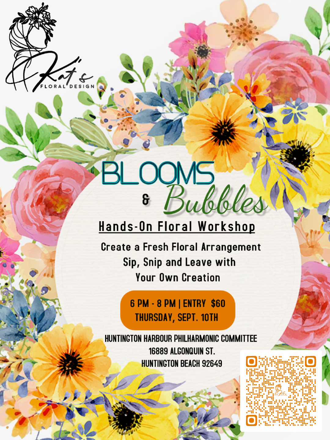 Huntington Harbour Philharmonic - Blooms & Bubbles Workshop